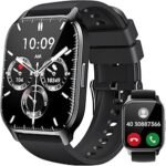Damen-mit-Telefonfunktion - 1, 85-inch HD smartwatch with message alerts, 112+ Sportmodi IP68 Wasserdichte Fitnessuhr, Sportuhr and Puls-Schlaf-Monitor Schrittzahler are available for Android/iOS